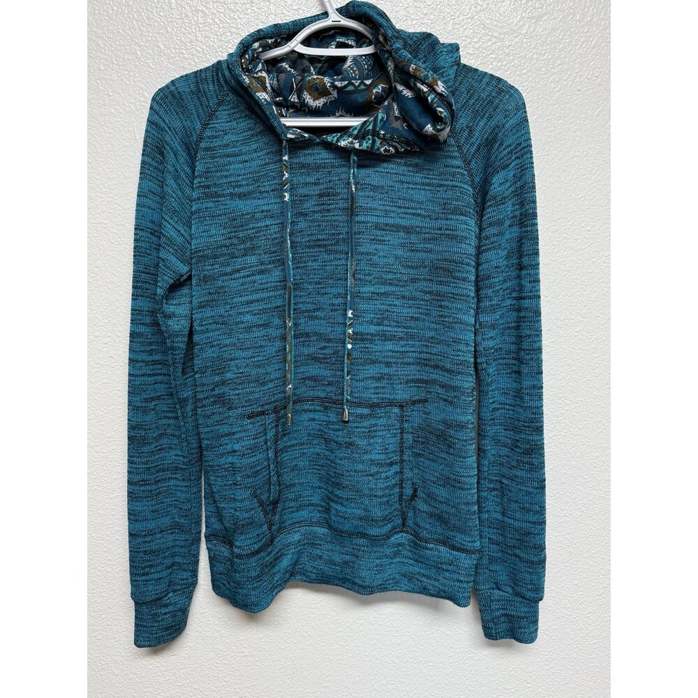 Panhandle Boho pullover hoodie 
Size small Women’s teal space-dye